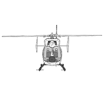 Helikopter Roll steuerung EC135