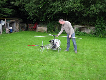 Jungfernflug Helikopter erster Start SA315B Turbine Lama von Heli-Planet Modellbau und Flugschule