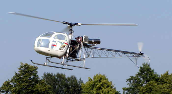 Helikopter Testflug SA315B Lama