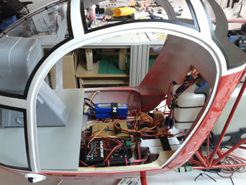 RC Elektronik Einbau in Helikopter Vario Lama - Heli-Planet Modellbau und Flugschule