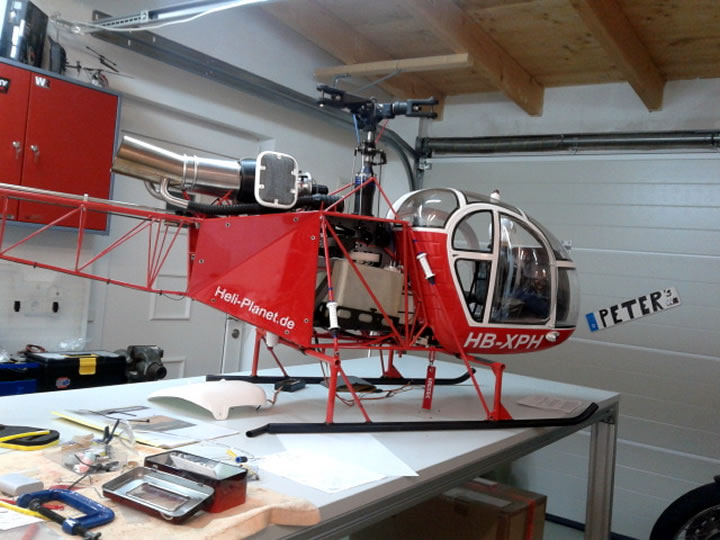 Helikopter SA315B Lama