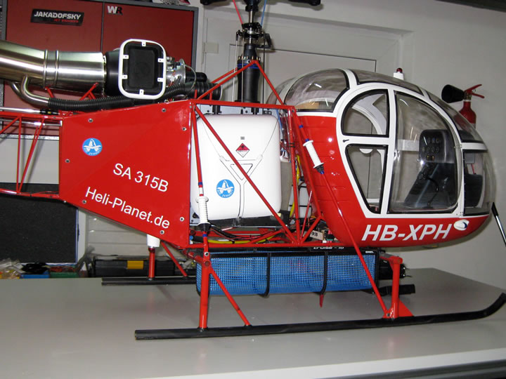 Modell Helikopter SA315B Lama