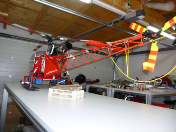 RC Flugschule, fliegen lernen, heli-planet, Helikopter Lastenkorb SA315B Lama