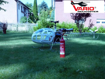 RC Helikopter Turbinenstart Lama