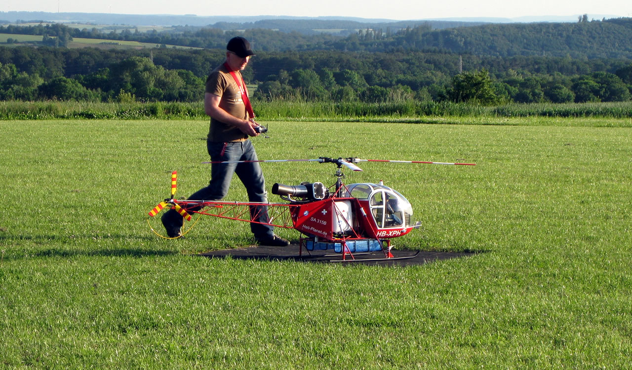 RC Heli Flugschule mit T-Rex 700