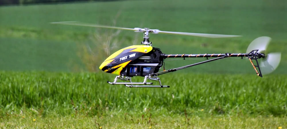 RC Heli Flugschule mit T-Rex 700