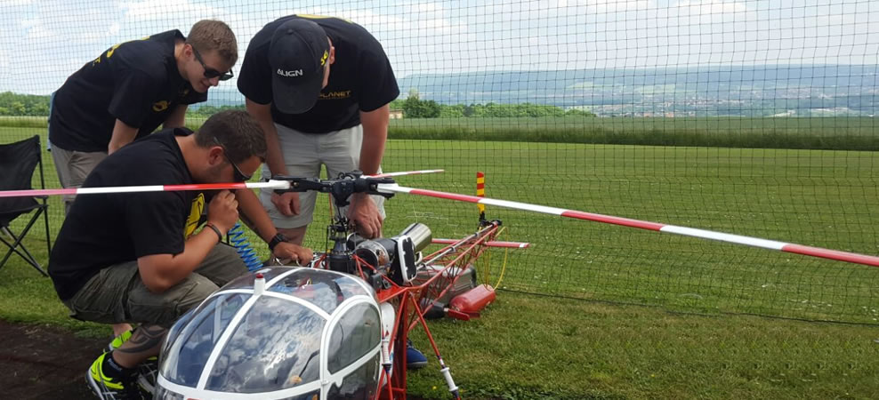 RC Heli Flugschule mit T-Rex 700