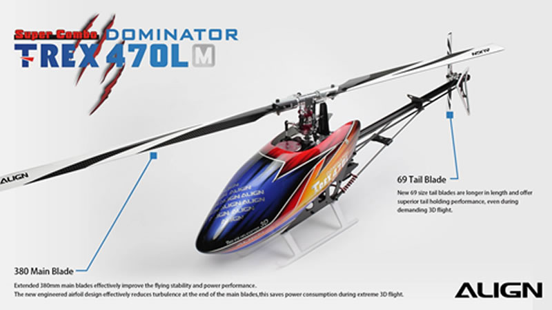 Align T Rex 450L Dominator RC-Helikopter