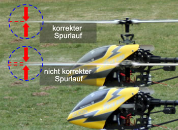 Spurlauf Modellheli