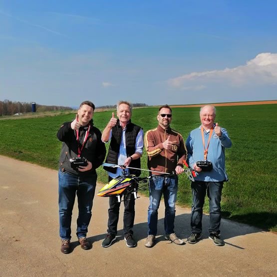 RC-Helikopter Flugschulung bei Heli-Planet