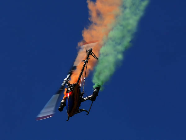 RC-Helikopter im Flug